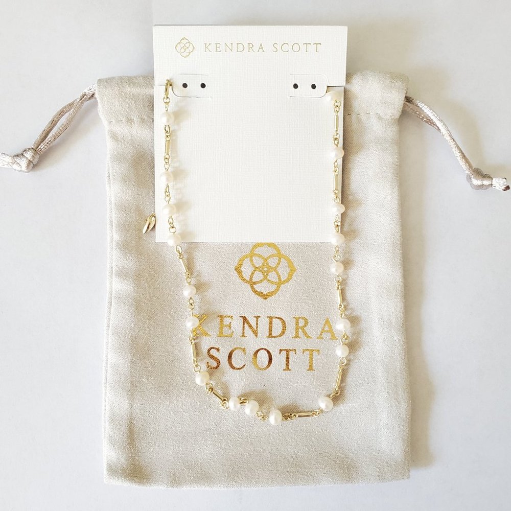 Kendra Scott White Pearl Necklace